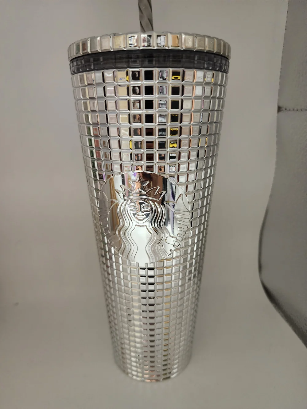 Starbucks Silver Mosaic Stainless Tumbler - Silver